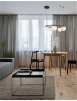 Suspensie Nova Luce Joline, culoare negru mat, led 40W, cod 9919603 - imagine 5