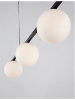 Suspensie Nova Luce Joline, culoare negru mat, led 32W, cod 9919604 - imagine 4