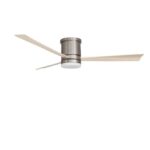 Plafoniera cu ventilator Nova Luce Satin, finisaj nichel satinat, 35W, cod 9953016