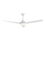Plafoniera cu ventilator Nova Luce Flow, finisaj alb mat, 37W, cod 9953198