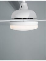 Plafoniera cu ventilator Nova Luce Flow, finisaj alb mat, 37W, cod 9953198 - imagine 3