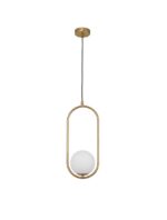 Suspensie Nova Luce Obitar, finisaj gold satinat, led G9 1x5W, cod 9988170