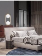 Suspensie Nova Luce Obitar, finisaj gold satinat, led G9 2x5W, cod 9988171 - imagine 2