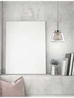 Pendul Nova Luce Boccale, finisaj crom lucios/sticla clara, 1x5 W, cod 1300301301 - imagine 6