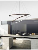 Suspensie Nova Luce Ferrol, finisaj maro satinat, 85 W, cod  6265003 - imagine 6