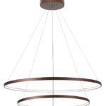 Suspensie Nova Luce Ferrol, finisaj maro satinat, 85 W, cod  6265003
