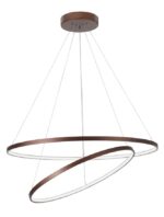 Suspensie Nova Luce Ferrol, finisaj maro satinat, 85 W, cod  6265003 - imagine 5