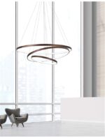 Suspensie Nova Luce Ferrol, finisaj maro satinat, 111 W, cod  6265004 - imagine 6
