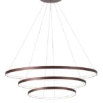 Suspensie Nova Luce Ferrol, finisaj maro satinat, 111 W, cod  6265004