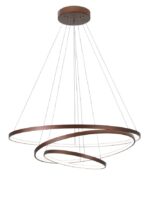 Suspensie Nova Luce Ferrol, finisaj maro satinat, 111 W, cod  6265004 - imagine 5