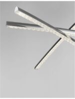 Suspensie Nova Luce Seville, finisaj crom lucios/cristal, 38 W, cod 81007601 - imagine 5