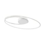 Plafoniera Nova Luce Viareggio, finisaj alb mat/acril alb, 28 W, cod 8101204