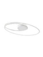Plafoniera Nova Luce Viareggio, finisaj alb mat/acril alb, 28 W, cod 8101204