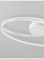 Plafoniera Nova Luce Viareggio, finisaj alb mat/acril alb, 28 W, cod 8101204 - imagine 6