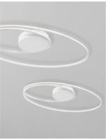 Plafoniera Nova Luce Viareggio, finisaj alb mat/acril alb, 28 W, cod 8101204 - imagine 5