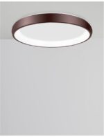 Plafoniera Nova Luce Albi, finisaj maro satinat, 50 W, cod 8105612 - imagine 7