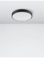 Plafoniera Nova Luce Hadon, finisaj negru satinat, 24 W, cod 9001531 - imagine 7