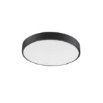 Plafoniera Nova Luce Hadon, finisaj negru satinat, 24 W, cod 9001531