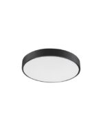 Plafoniera Nova Luce Hadon, finisaj negru satinat, 24 W, cod 9001531