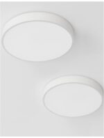 Plafoniera Nova Luce Hadon, finisaj alb satinat, 24 W, cod 9001532 - imagine 6