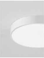 Plafoniera Nova Luce Hadon, finisaj alb satinat, 24 W, cod 9001532 - imagine 5