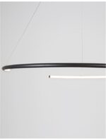 Suspensie Nova Luce Breda, finisaj negru satinat, 30 W, cod  9010023 - imagine 8