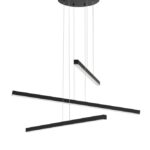 Suspensie Nova Luce Lior, finisaj negru satinat, 40 W, cod  9010033