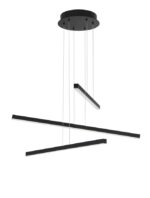 Suspensie Nova Luce Lior, finisaj negru satinat, 40 W, cod  9010033