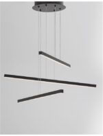 Suspensie Nova Luce Lior, finisaj negru satinat, 40 W, cod  9010033 - imagine 8