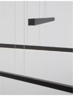 Suspensie Nova Luce Lior, finisaj negru satinat, 40 W, cod  9010033 - imagine 5