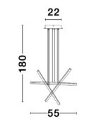 Suspensie Nova Luce Lior, finisaj negru satinat, 40 W, cod  9010033 - imagine 4