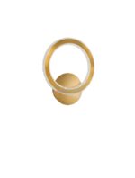 Aplica Nova Luce Cilion, finisaj auriu periat/acril, 19 W, cod 9011135