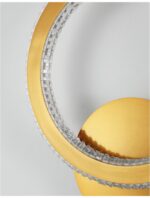 Aplica Nova Luce Cilion, finisaj auriu periat/acril, 19 W, cod 9011135 - imagine 6