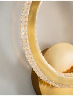 Aplica Nova Luce Cilion, finisaj auriu periat/acril, 19 W, cod 9011135 - imagine 5