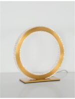 Lampa Nova Luce Cilion, finisaj auriu periat/acril, 20 W, cod 9011136 - imagine 7
