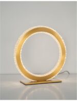 Lampa Nova Luce Cilion, finisaj auriu periat/acril, 20 W, cod 9011136 - imagine 6