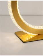 Lampa Nova Luce Cilion, finisaj auriu periat/acril, 20 W, cod 9011136 - imagine 5