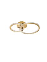 Plafoniera Nova Luce Cilion, finisaj auriu periat/acril, 48 W, cod 9011137