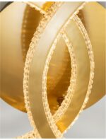 Plafoniera Nova Luce Cilion, finisaj auriu periat/acril, 48 W, cod 9011137 - imagine 5