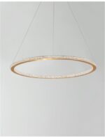 Suspensie Nova Luce Cilion, finisaj auriu periat/acril, 48 W, cod 9011138 - imagine 6