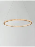Suspensie Nova Luce Cilion, finisaj auriu periat/acril, 48 W, cod 9011138 - imagine 5