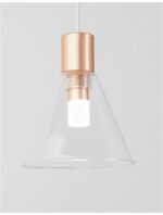 Suspensie Nova Luce Marce, finisaj auriu satinat, 5 W, cod 9028811 - imagine 7