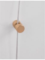 Suspensie Nova Luce Marce, finisaj auriu satinat, 5 W, cod 9028811 - imagine 5