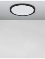 Plafoniera Nova Luce Troy, finisaj negru mat, 40 W, cod 9053592 - imagine 6
