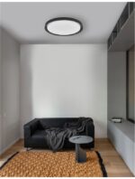 Plafoniera Nova Luce Troy, finisaj alb mat, 50 W, cod 9053594 - imagine 9
