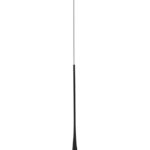 Pendul Nova Luce Goccio, finisaj negru mat, 7 W, cod 9102591