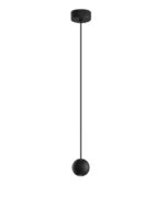 Pendul Nova Luce Nocci, finisaj negru mat, 4.5 W, cod 9103212