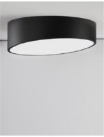 Plafoniera Nova Luce Maggio, finisaj negru satinat, 30 W, cod 9111261 - imagine 8