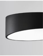 Plafoniera Nova Luce Maggio, finisaj negru satinat, 30 W, cod 9111261 - imagine 6