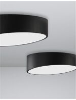Plafoniera Nova Luce Maggio, finisaj negru satinat, 30 W, cod 9111261 - imagine 5